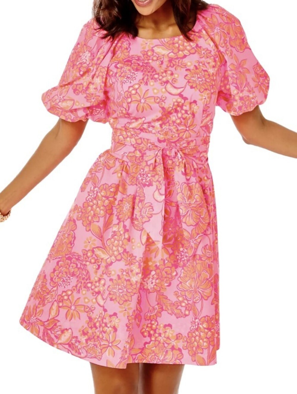 Lilly Pulitzer Knoxlie Dress "Mandevilla Baby Days Bloom floral Size:4